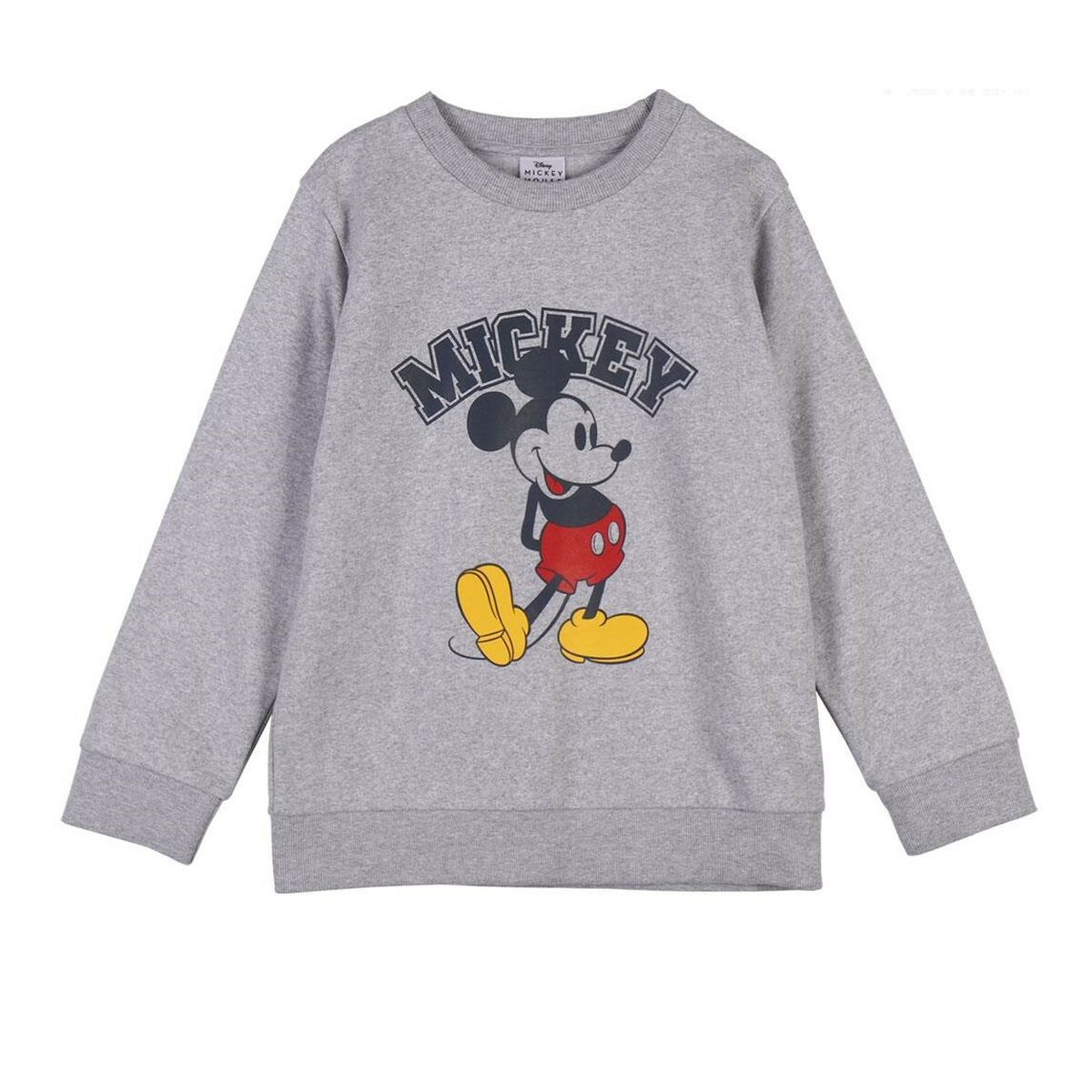 Polar sem Capuz Criança Mickey Mouse Cinzento