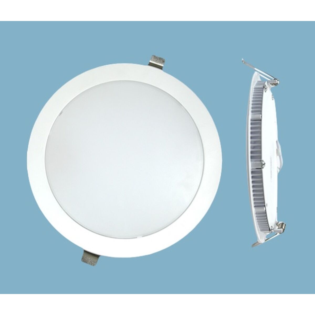 Downlight Silver Electronics 1471860 18W LED Branco Alumínio