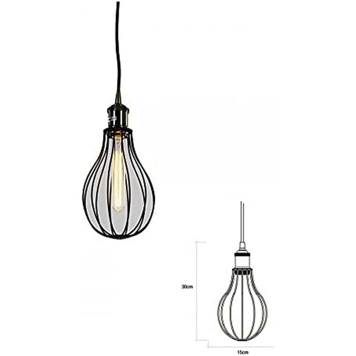 Candeeiro de teto EDM 32104 60 W