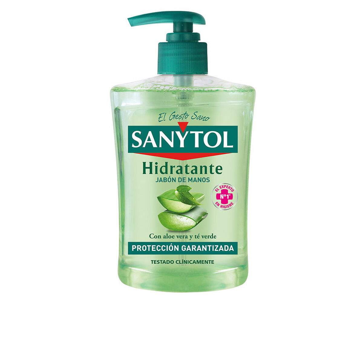 Sabonete de Mãos Líquido com Doseador Sanytol Sanytol Jabón De Manos 500 ml Antibacteriano