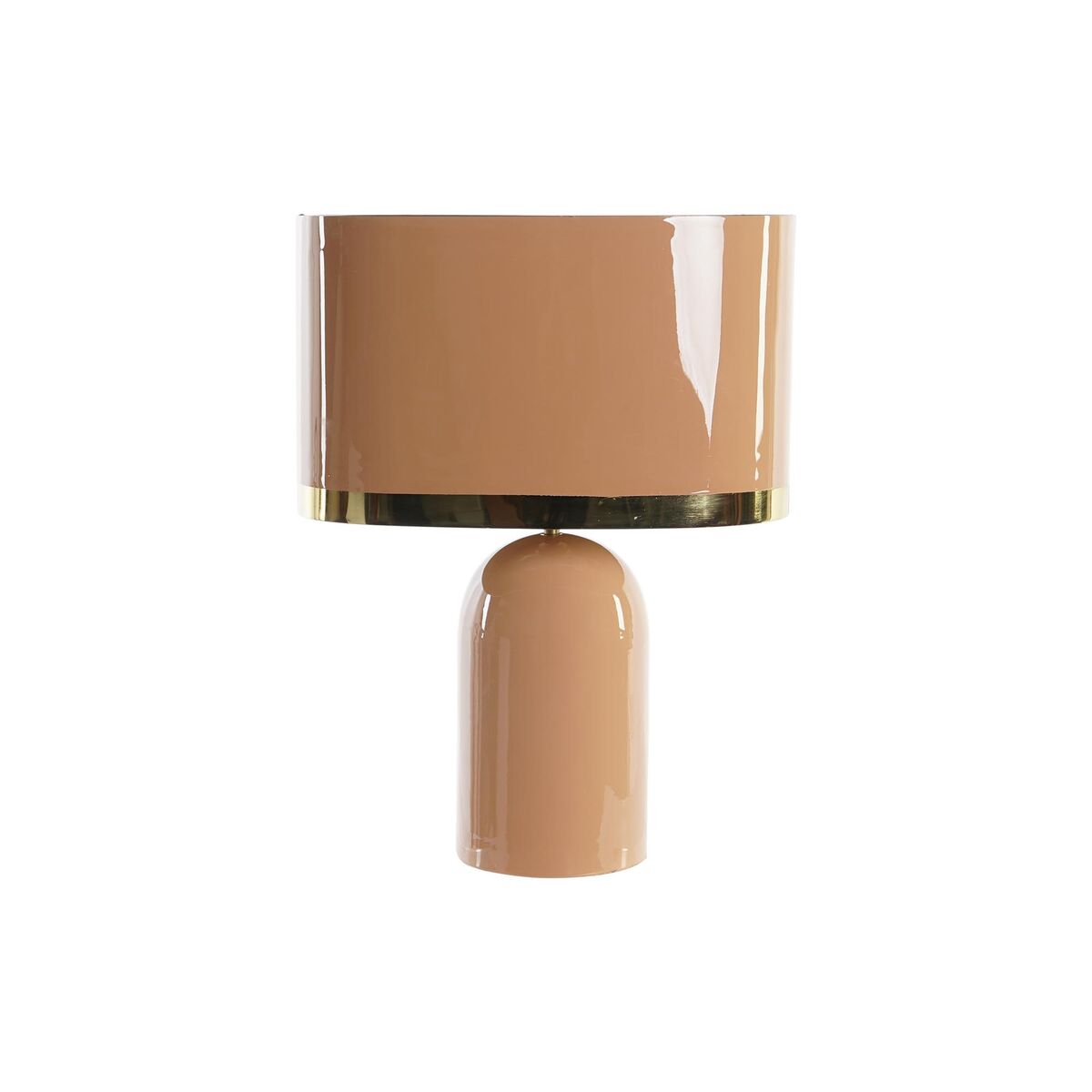 Lâmpada de mesa DKD Home Decor Cor de Rosa Dourado Metal Ferro 50 W (37 x 21 x 52 cm)
