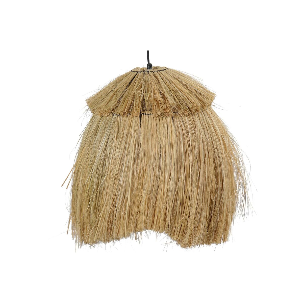 Candeeiro de teto DKD Home Decor Natural Metal 40 W Jute (45 x 45 x 55 cm)