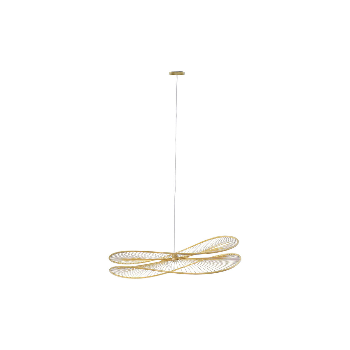Candeeiro de teto DKD Home Decor Castanho Bambu 50 W 100 x 100 x 25 cm