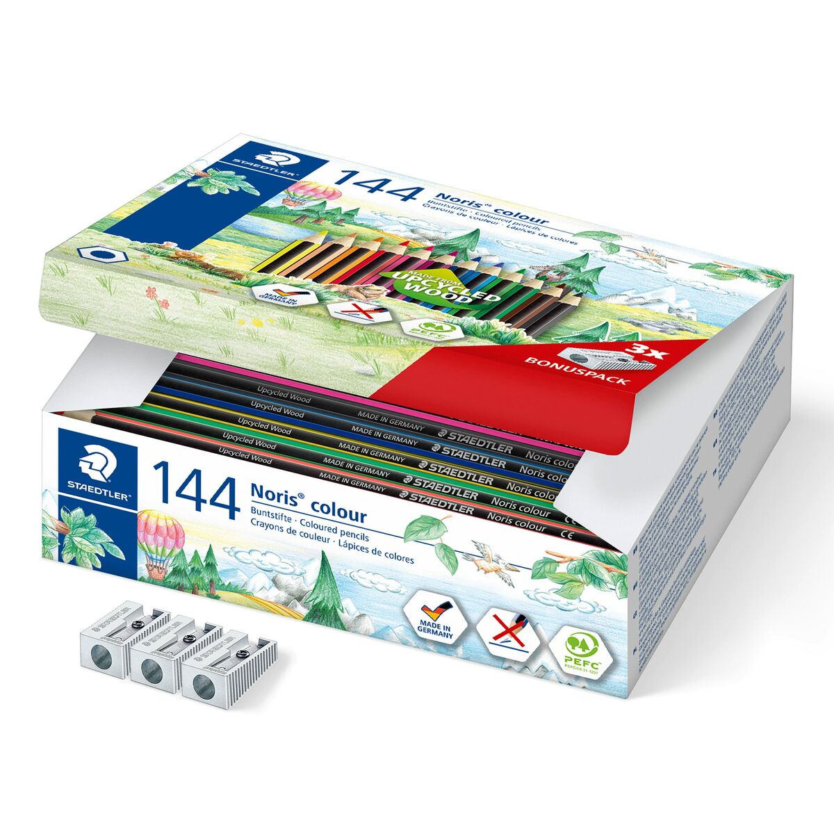 Lápis de cores Staedtler Multicolor 144 Peças