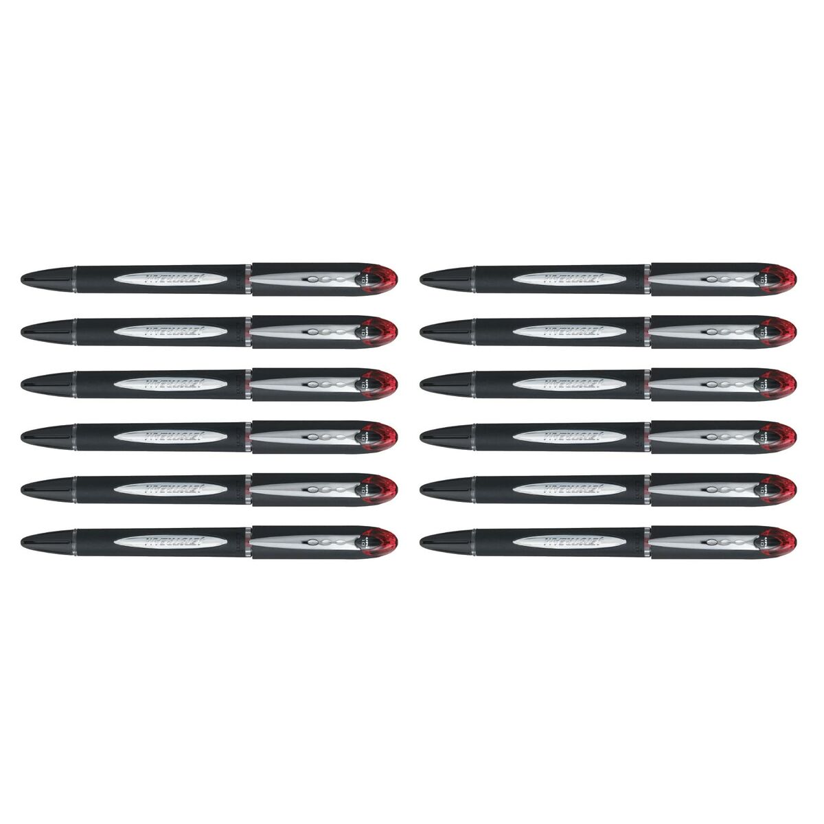 Biros de tinta líquida Uni-Ball Rollerball Jestsream SX-210 Vermelho 12 Unidades