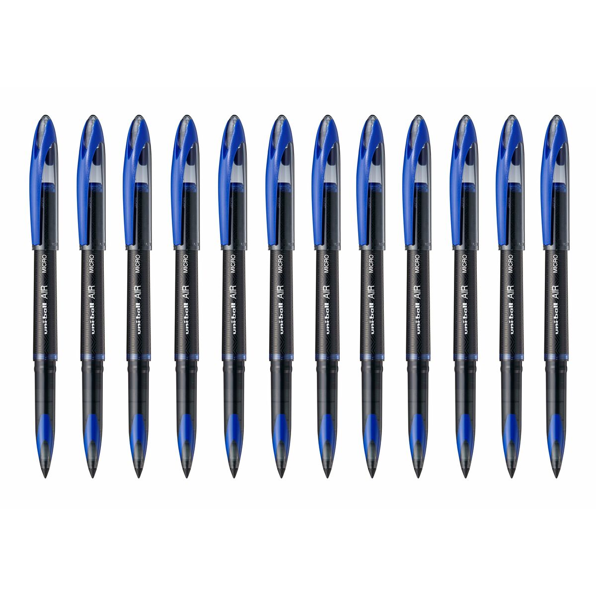 Esferográfica de tinta líquida Uni-Ball Air Micro UBA-188-M Azul 0,5 mm (12 Peças)