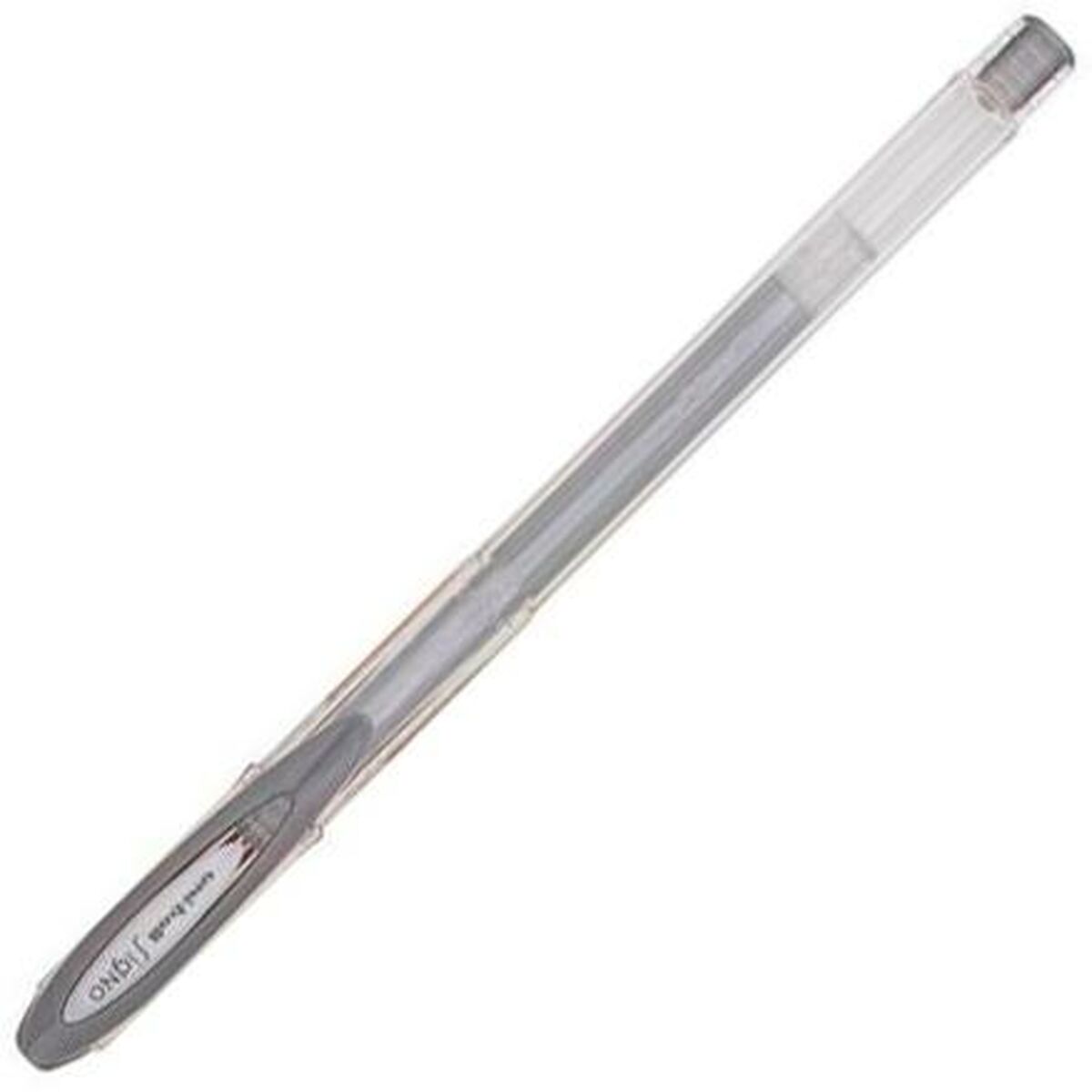 Esferográfica de tinta líquida Uni-Ball Rollerball Signo Noble Prateado Metalizado 0,5 mm (12 Peças)