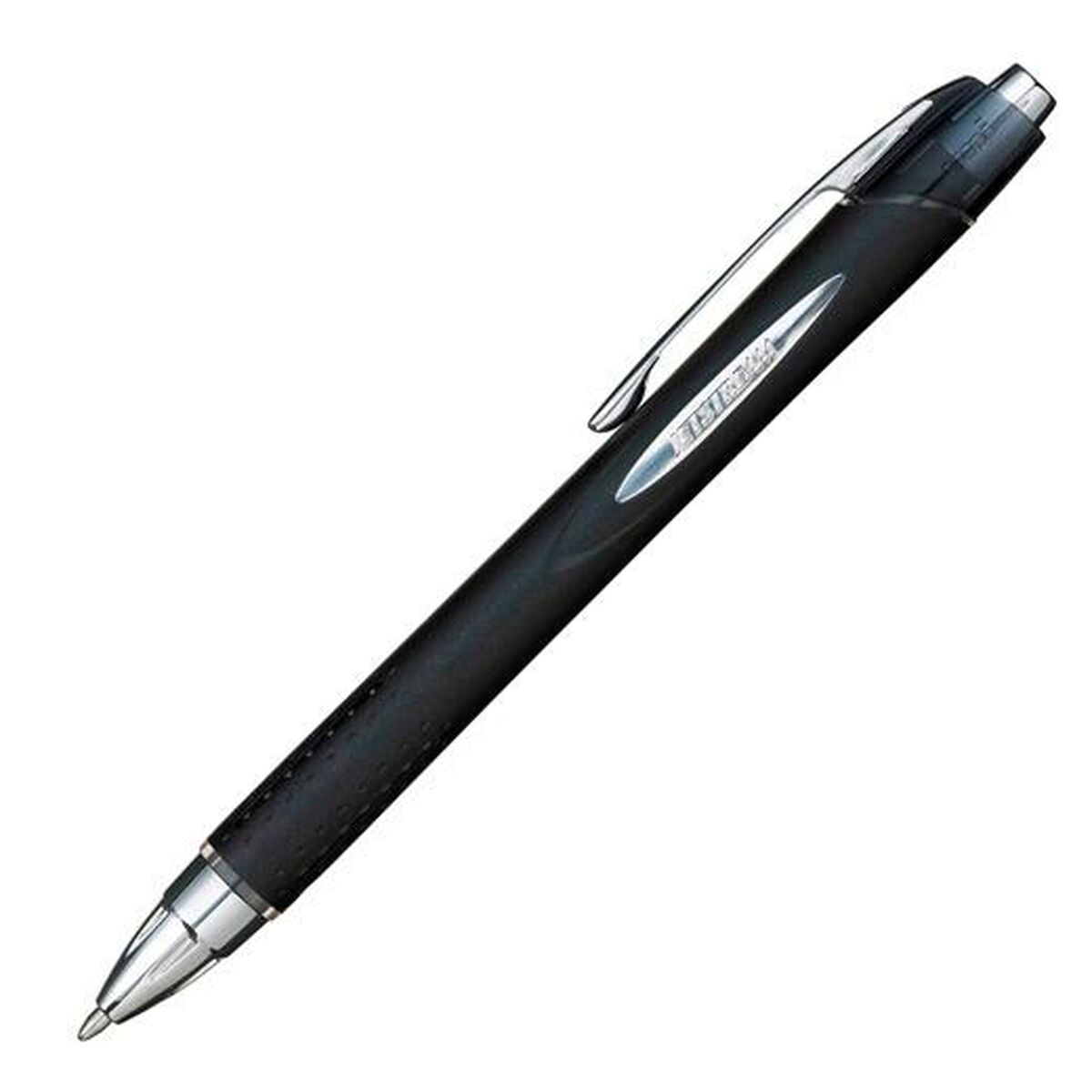 Esferográfica de tinta líquida Uni-Ball Jetstream Preto 1 mm (12 Peças)