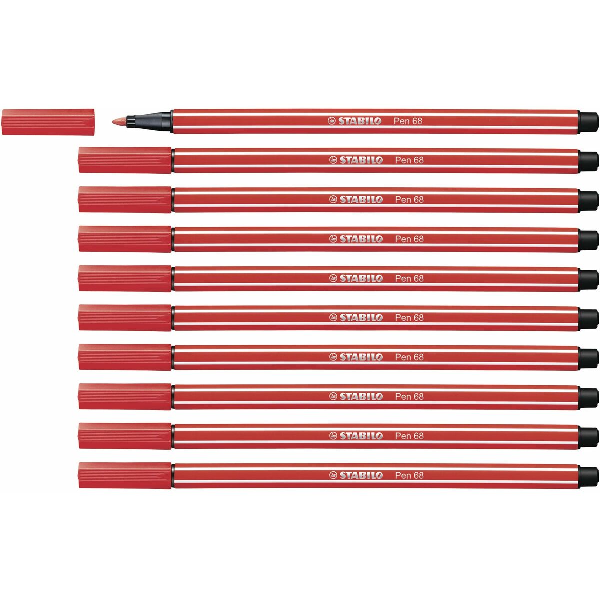 Rotuladores Stabilo Pen 68 (10 Peças)