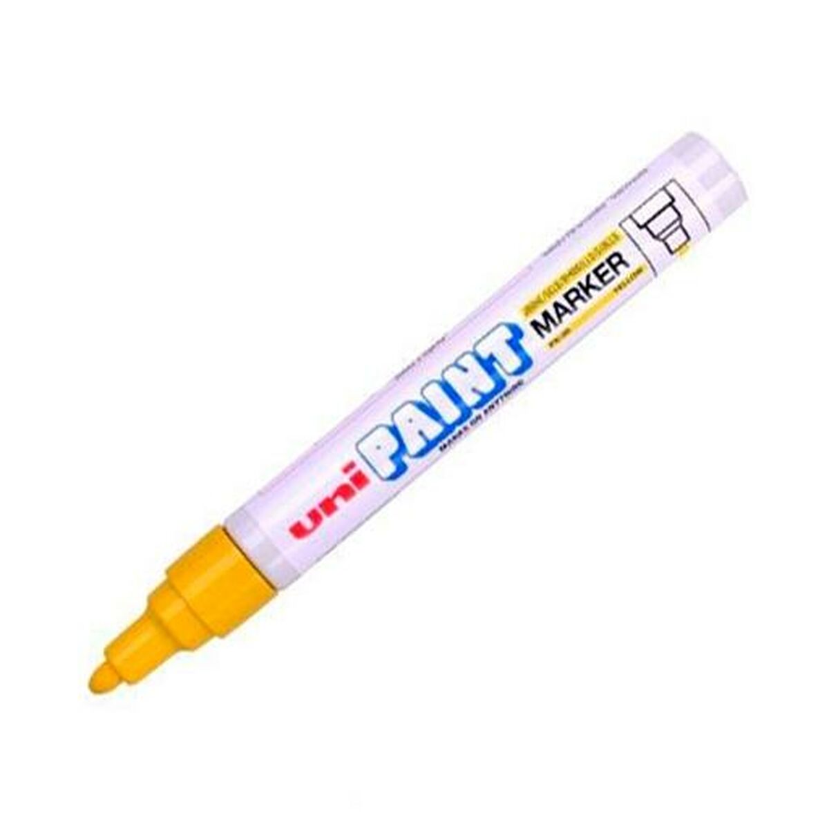 Rotulador permanente Uni-Ball Paint Marker PX-20 Amarelo