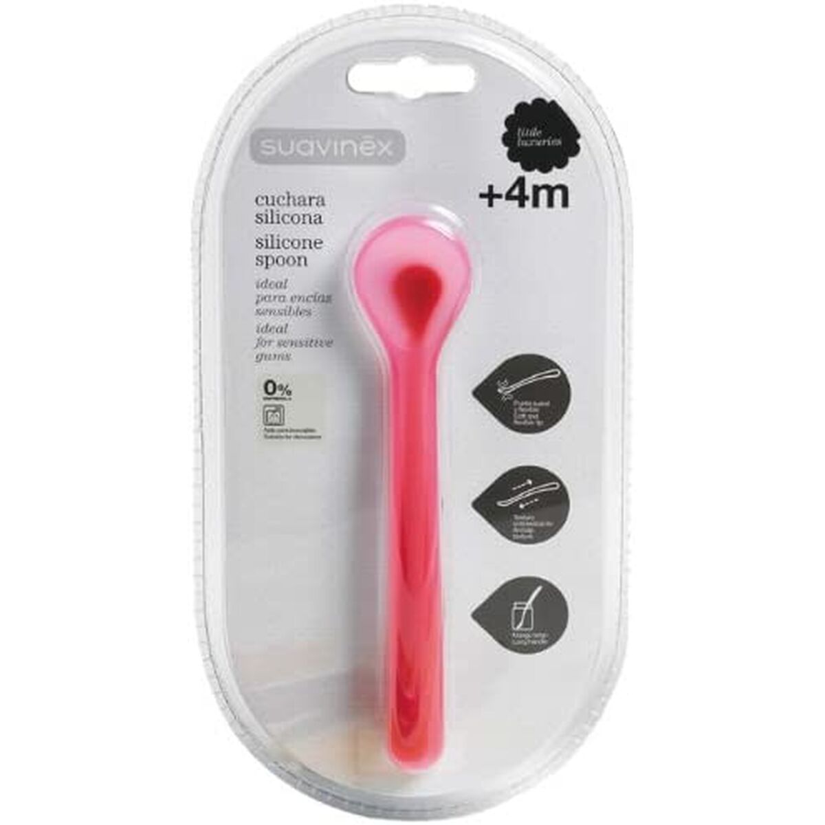 Colher Dispensadora para Bebé Suavinex EDC Silicone + 4 Meses