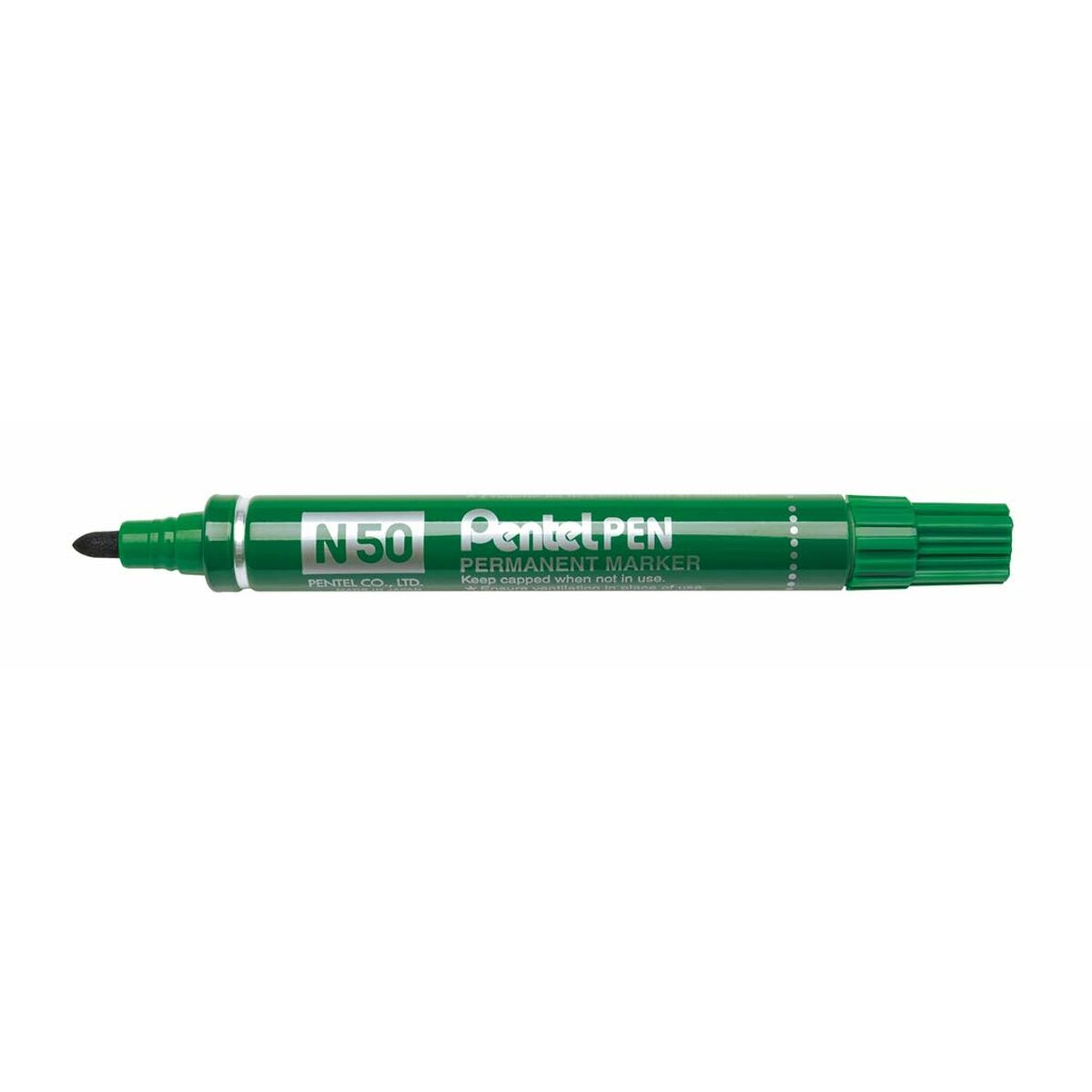 Rotulador permanente Pentel N50-BE Verde 12 Peças