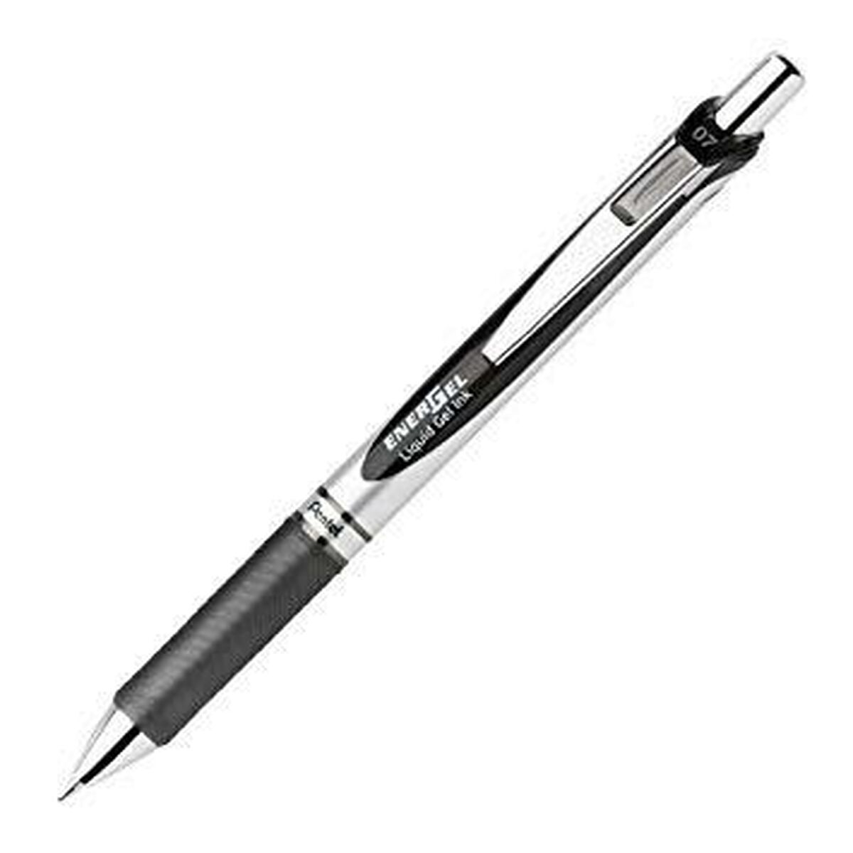 Esferográfica de gel Pentel EnerGel Deluxe Preto 0,35 mm 12 Peças