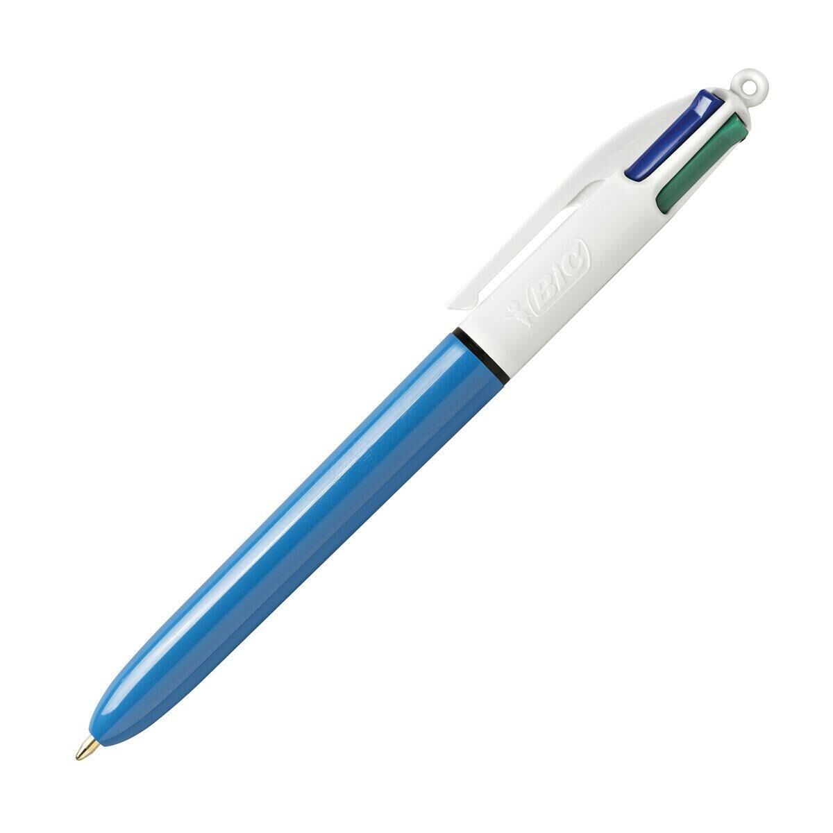 Caneta Bic Original 4 cores Recarregável 0,32 mm 12 Peças