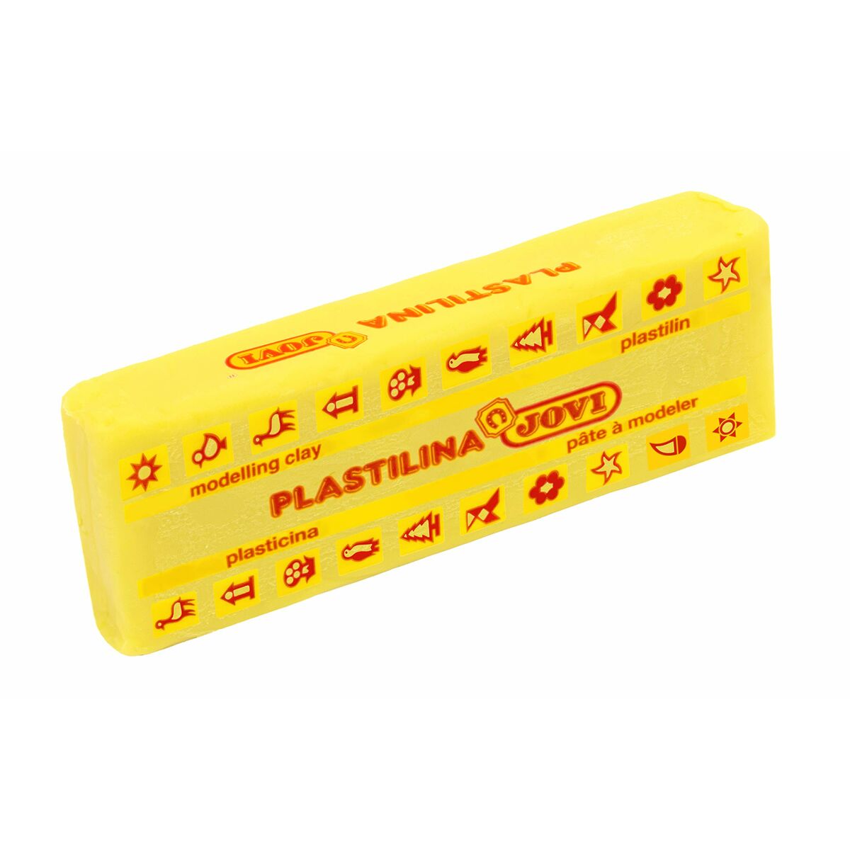 Plasticina Jovi School Amarelo 150 g 15 Unidades