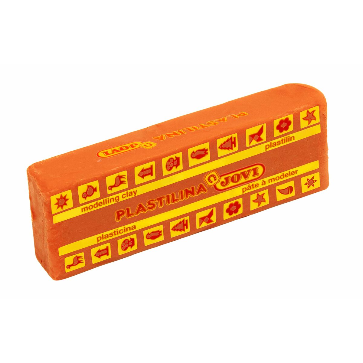 Plasticina Jovi Laranja 150 g 15 Unidades