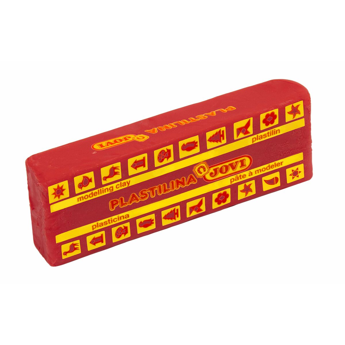 Plasticina Jovi Vermelho 150 g 15 Unidades
