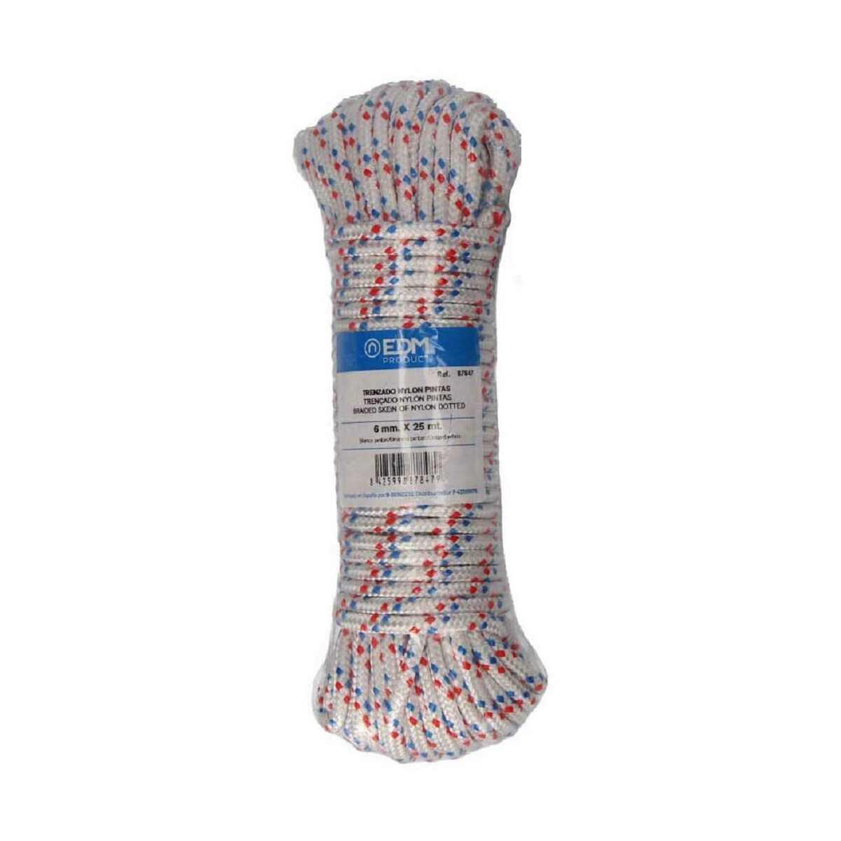 Meada trançada EDM 87847 Tricolor Nylon 25 m