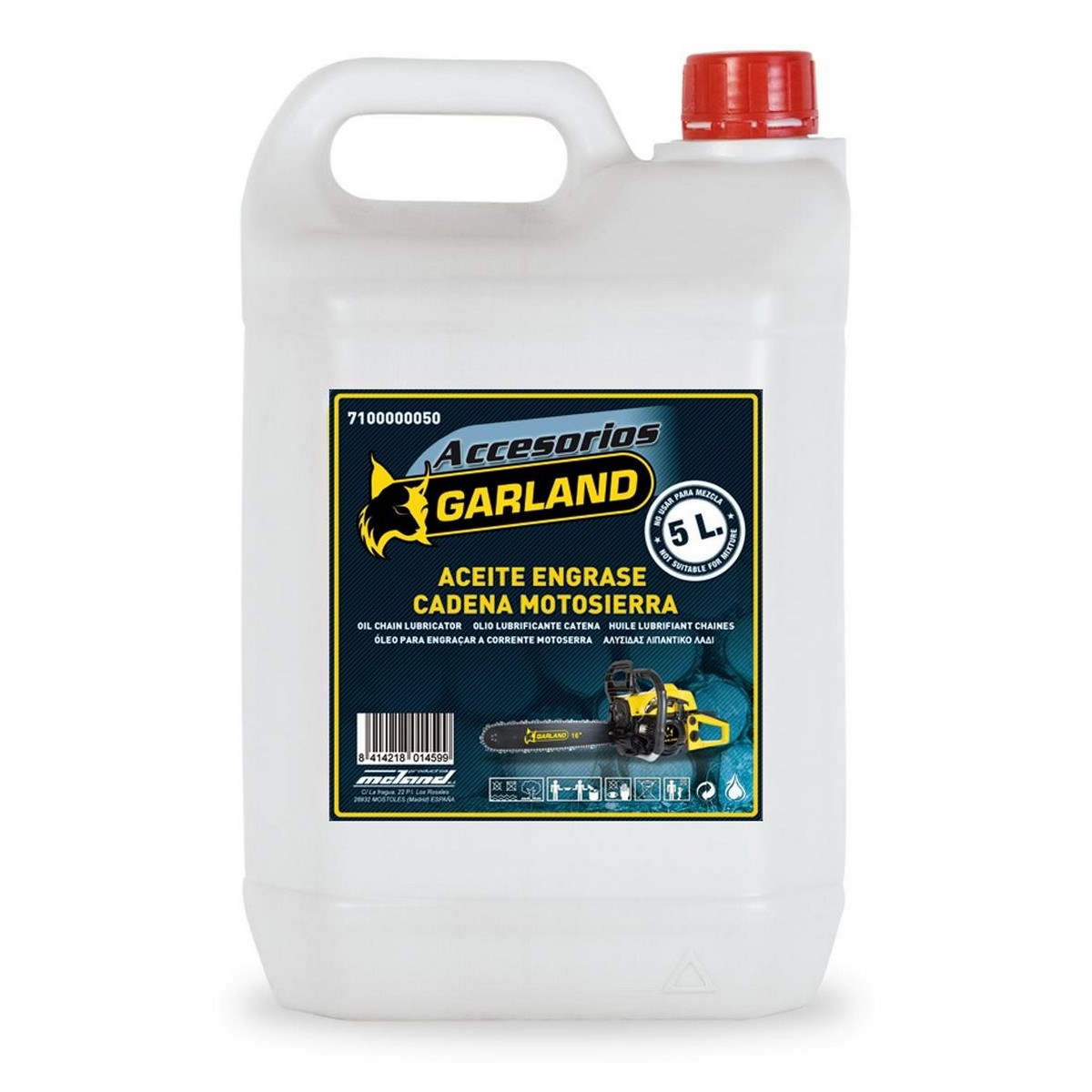 Óleo de Corrente Garland Garrafa 5 L
