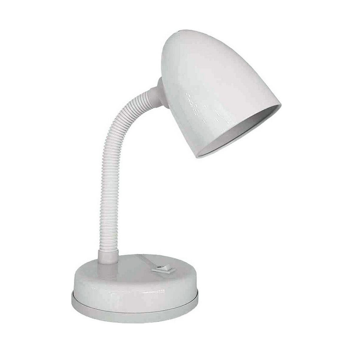 Lâmpada de secretária EDM 30257 Amsterdam Branco Metal 60 W 13 x 34 cm E27 Flexo/Lâmpada de secretária (1 Unidade)