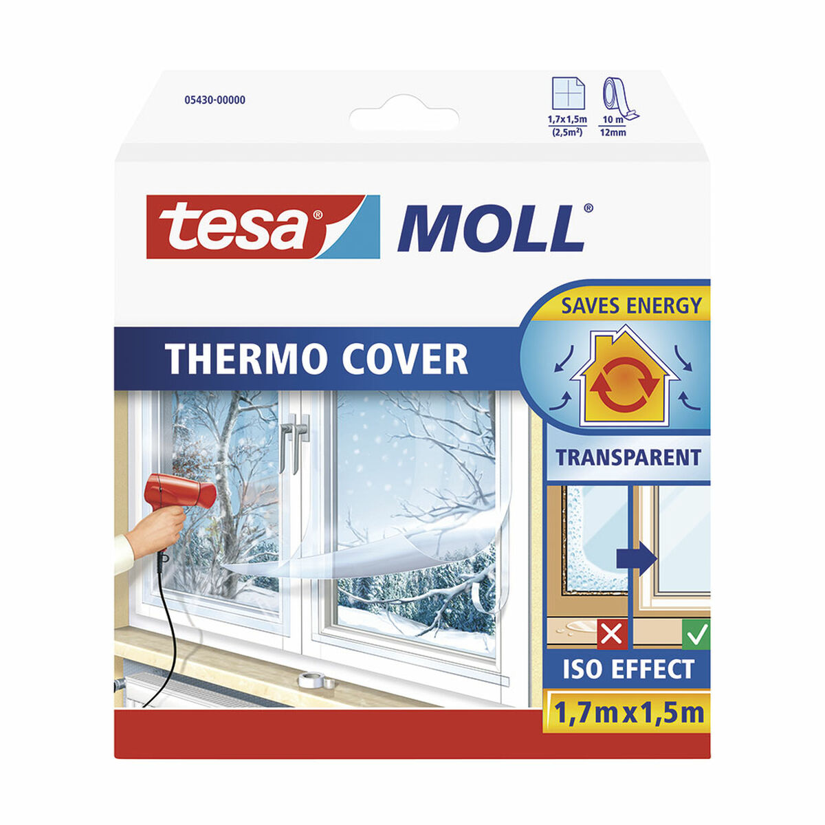 Isolamento térmico TESA 1,7 m x 1,5 m