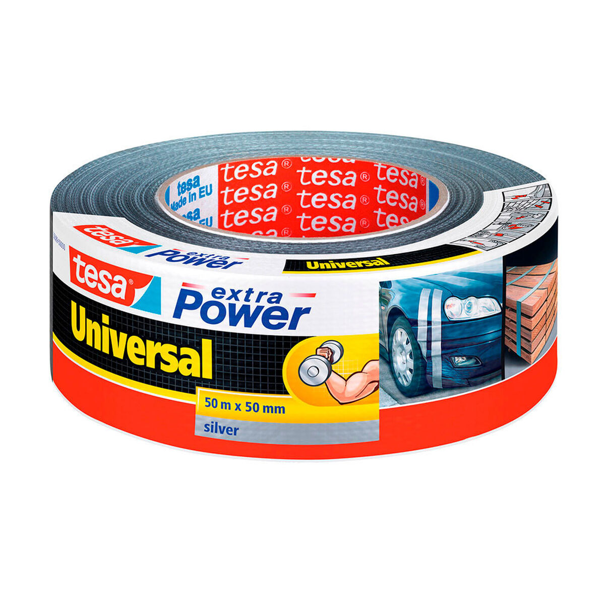 Fita americana TESA 56389 Prateado (50 mm x 25 m)