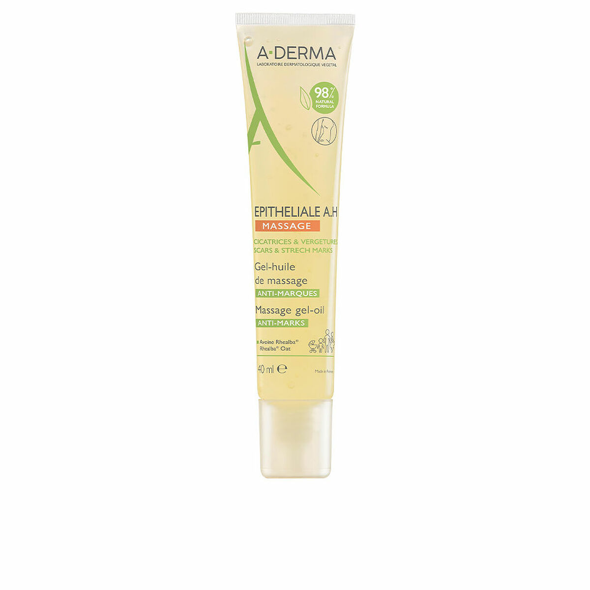Óleo Corporal A-Derma Epitheliale Massage 40 ml Gel