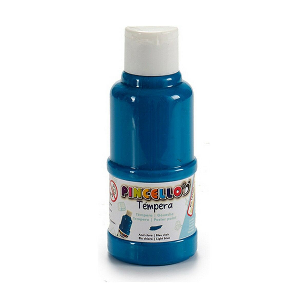 Têmperas Pincello Azul Claro 120 ml (12 Unidades)