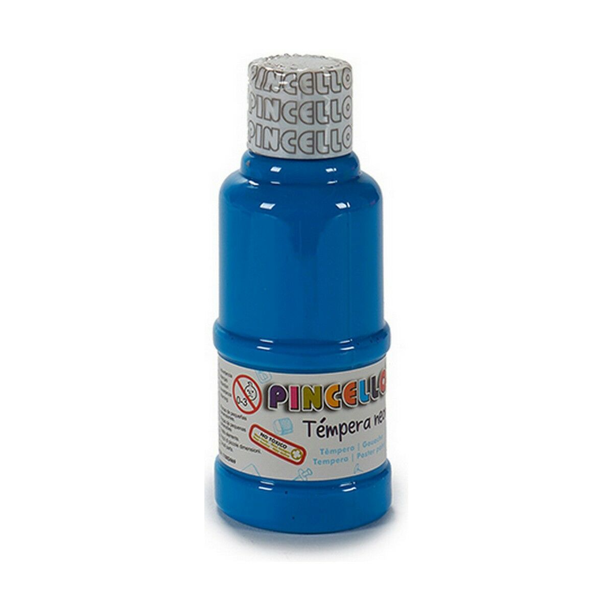 Têmperas Pincello Neon Azul 120 ml (12 Unidades)