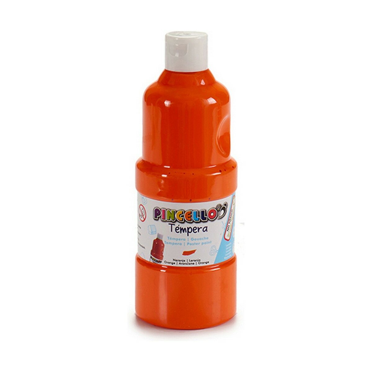 Têmperas Pincello Laranja 400 ml (6 Unidades)
