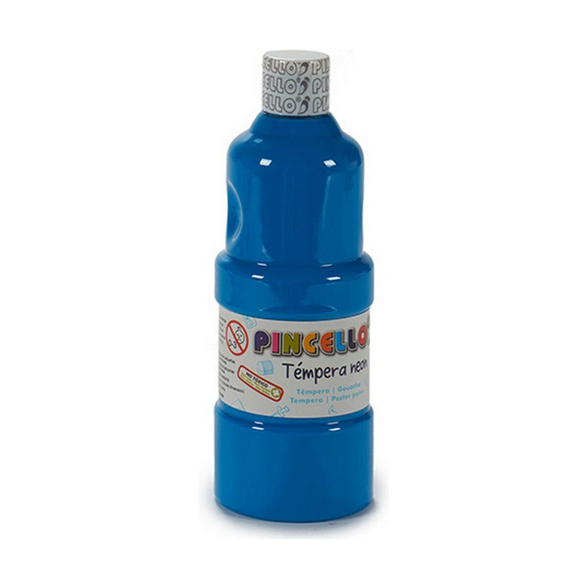 Têmperas Pincello Neon Azul 400 ml (6 Unidades)