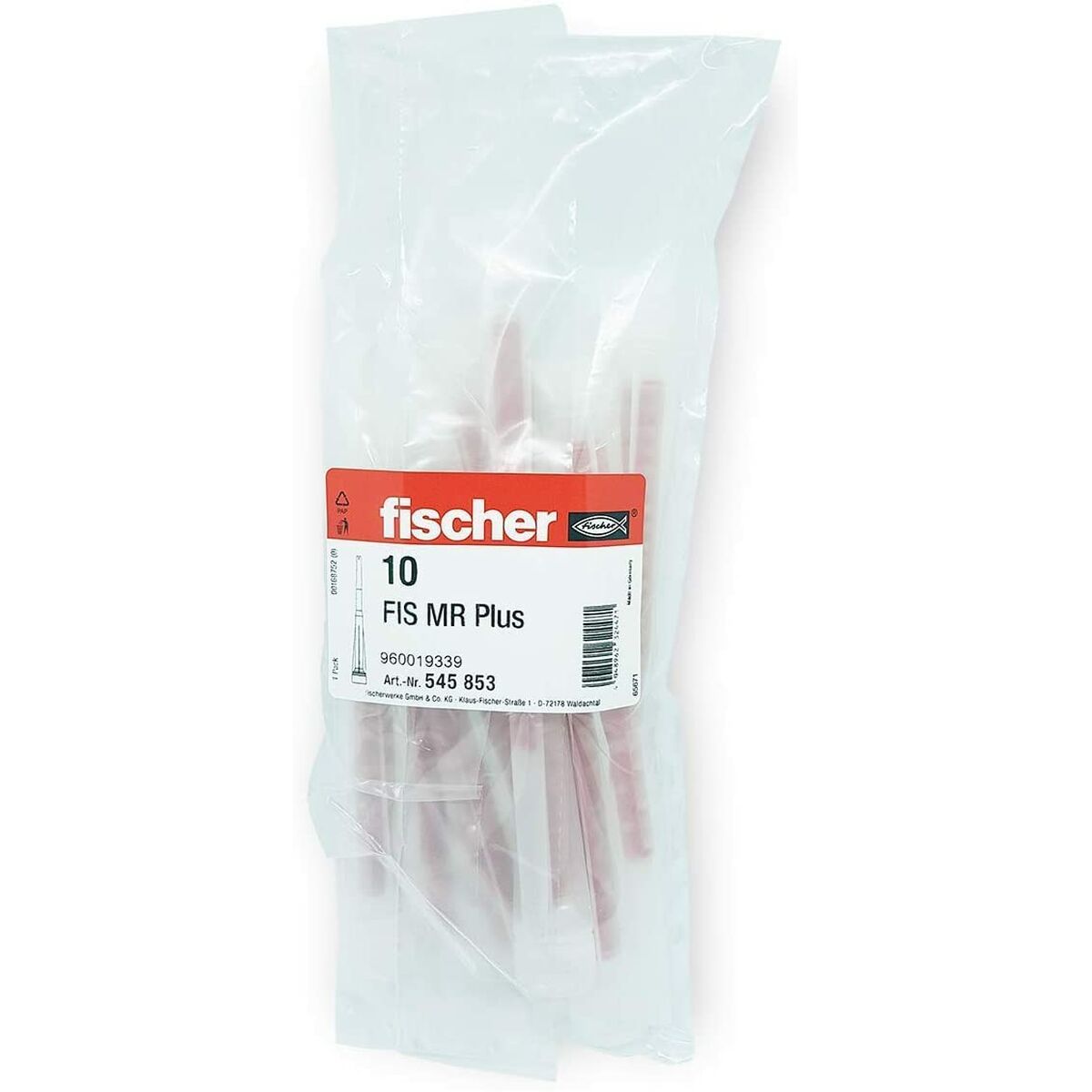 Bocal Fischer Plástico Misturador