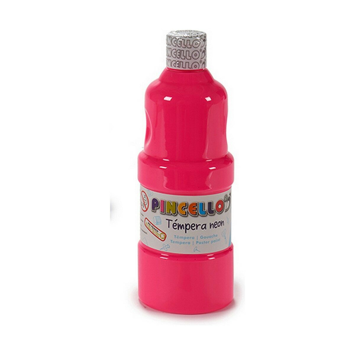 Têmperas Pincello Cor de Rosa 400 ml (6 Unidades)