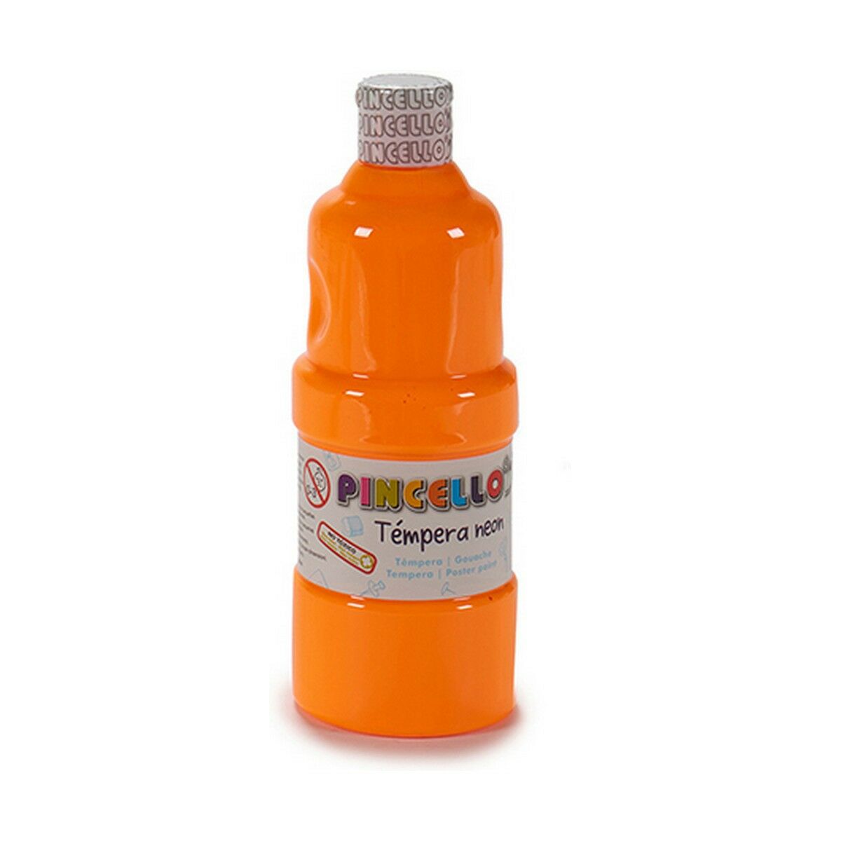 Têmperas Pincello Neon Laranja 400 ml (6 Unidades)