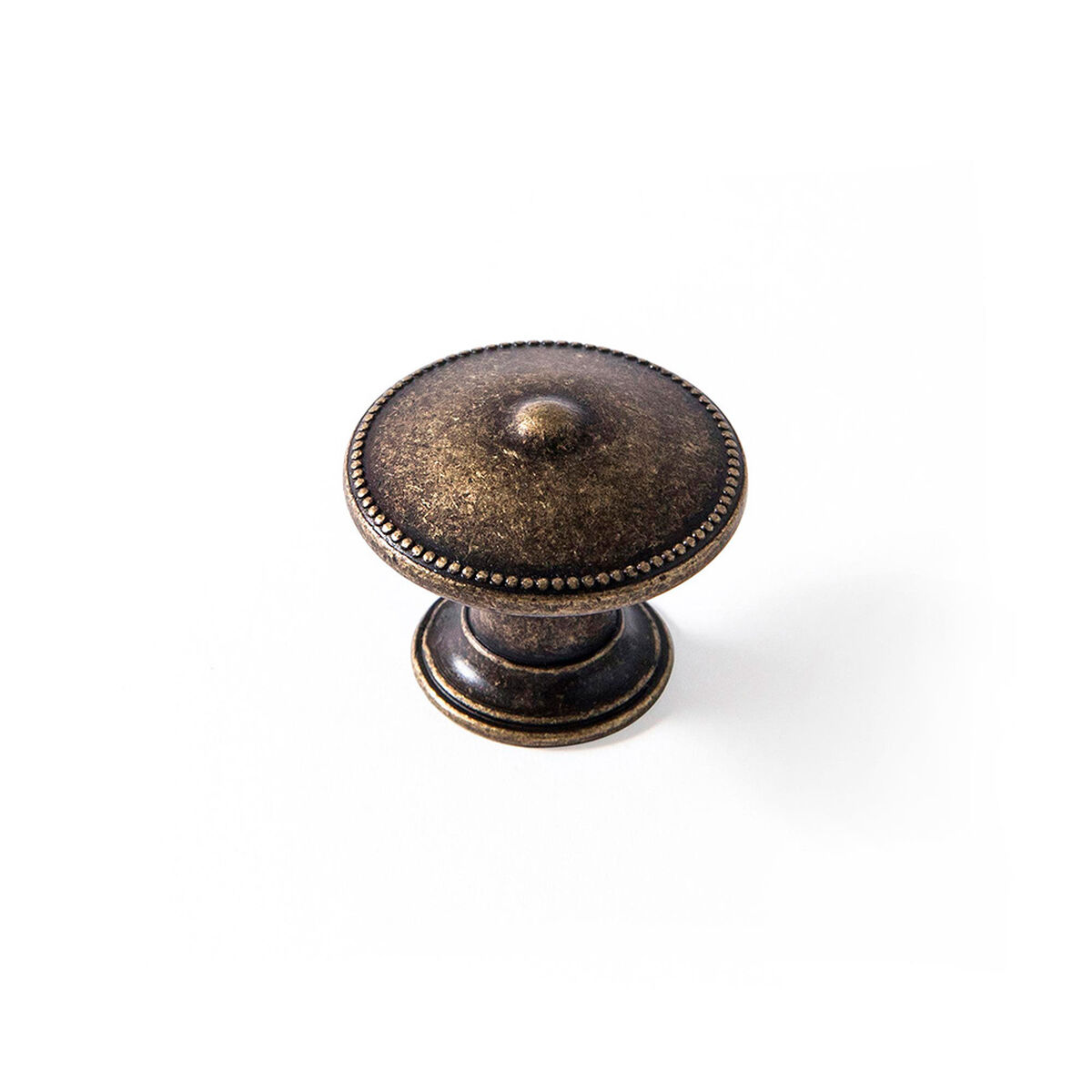 Manípulo Rei 3121 Dourado Metal Desgastado Ø 30 x 24 mm 4 Peças