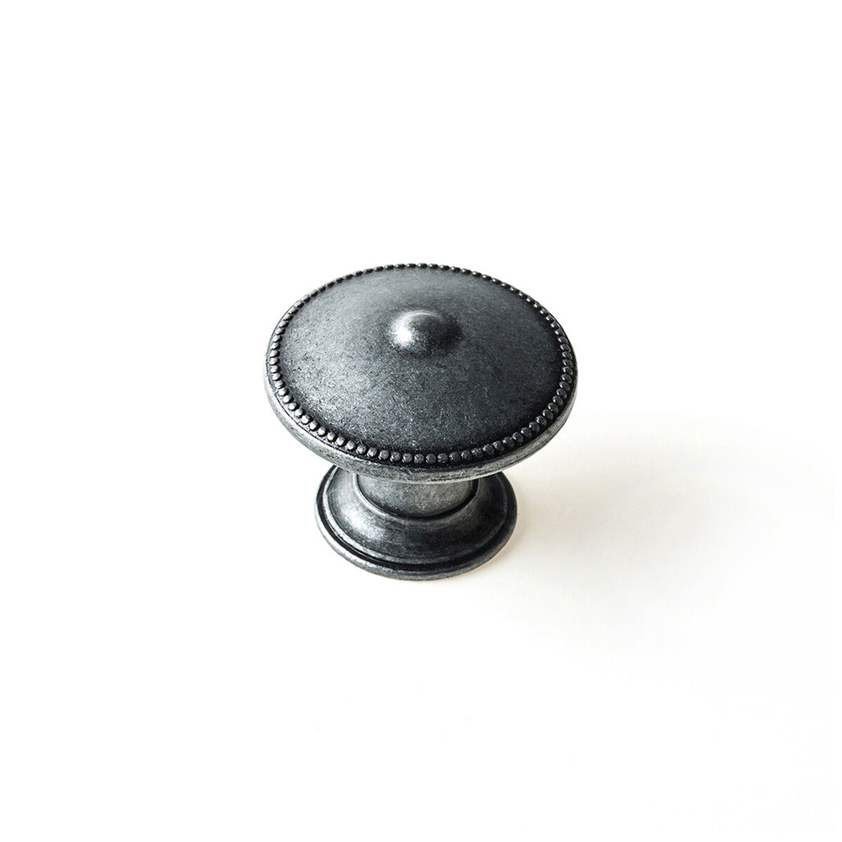Manípulo Rei 3121 Prateado Metal Desgastado Ø 30 x 24 mm 4 Peças