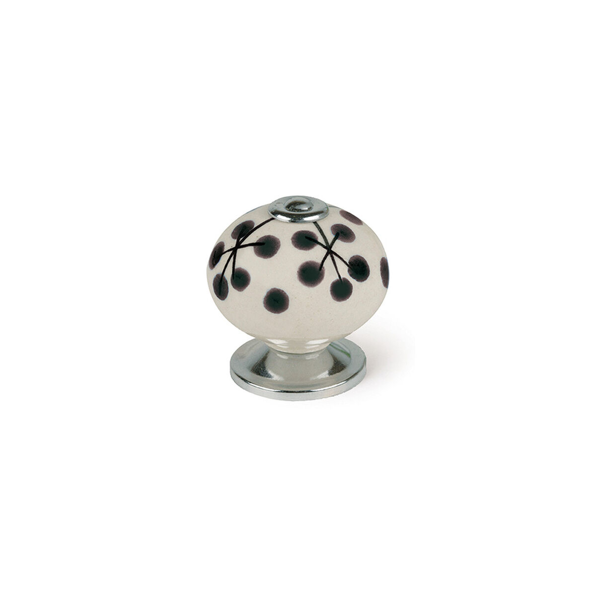 Manípulo Rei e506 Azul Metal Flor Ø 40 x 36 mm 4 Peças