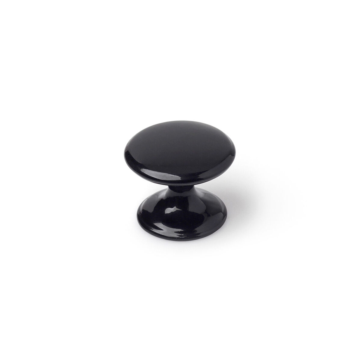 Manípulo Rei 756 Preto Metal Ø 33 x 27 mm 4 Peças