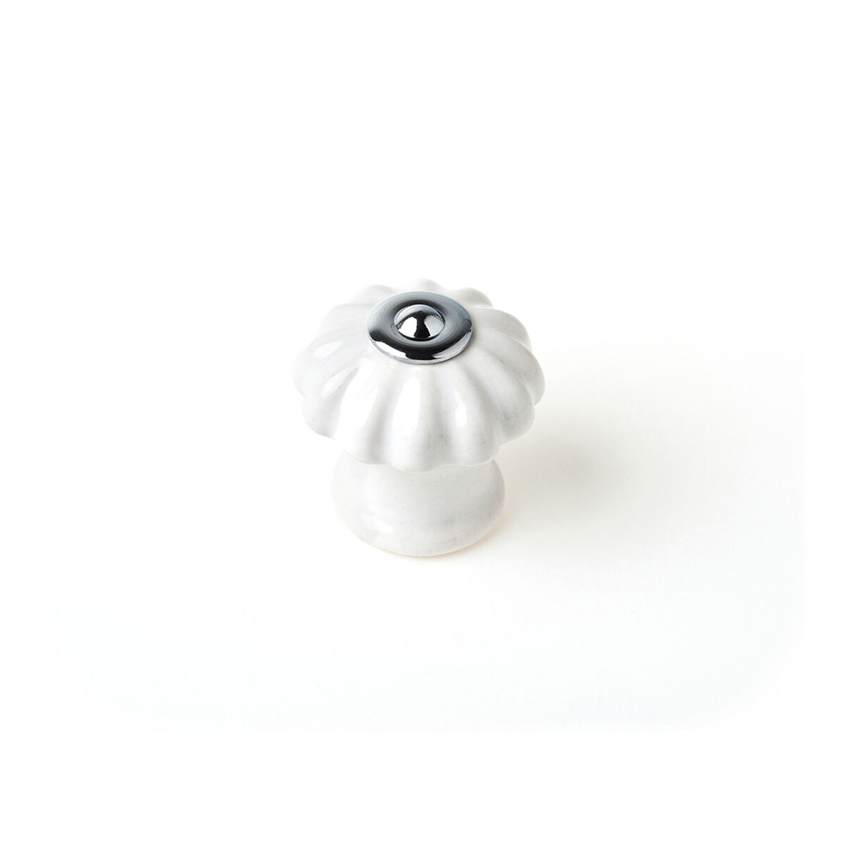 Manípulo Rei e524 Branco Metal Ø 28 x 27 mm 4 Peças