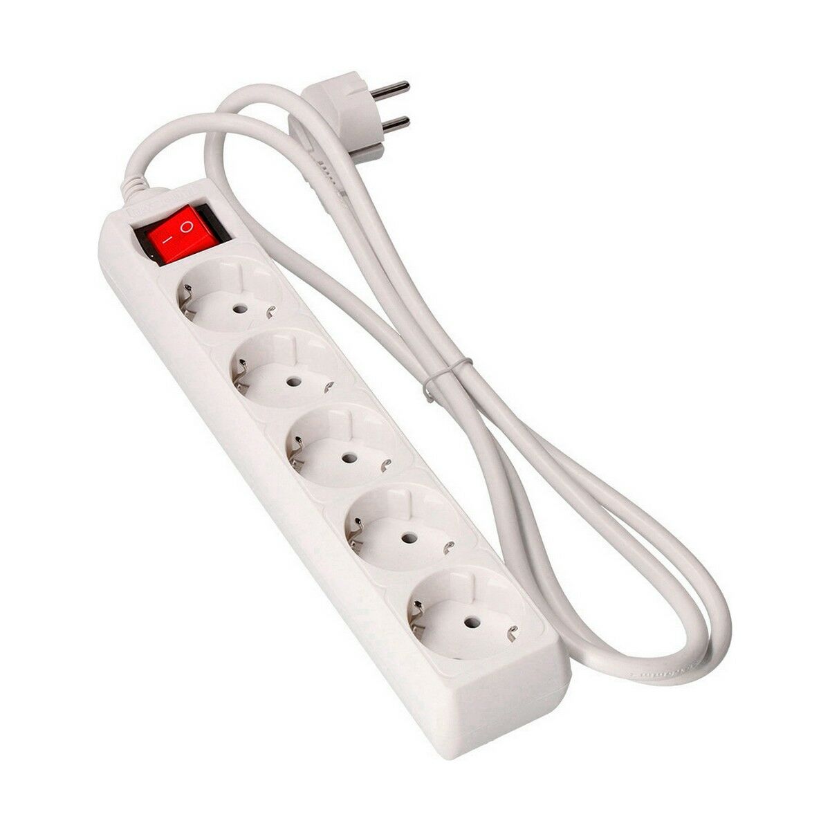Extensão com 5 Tomadas com Interruptor EDM 41011 Schuko (1,5 m)