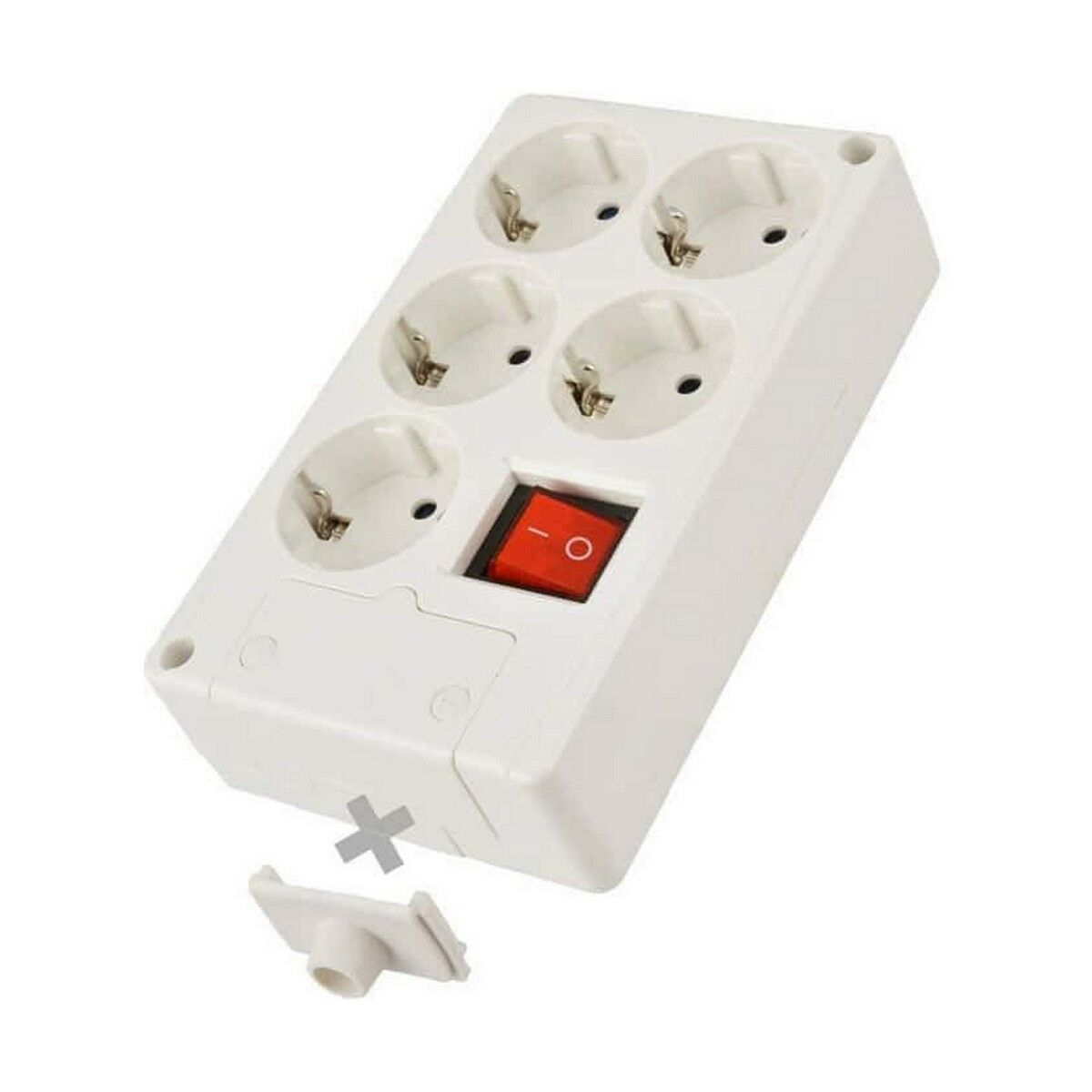 Extensão com 5 Tomadas com Interruptor Solera 8105il