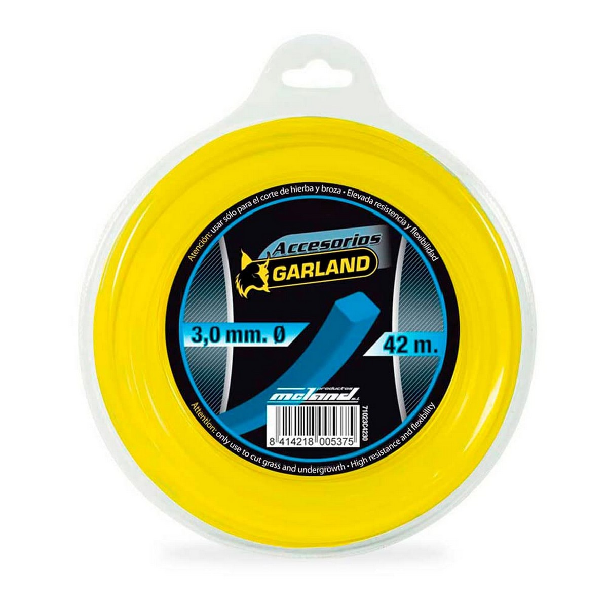 Fio para corte Garland 71023c4230 Ø 3 mm Quadrado 42 m Nylon