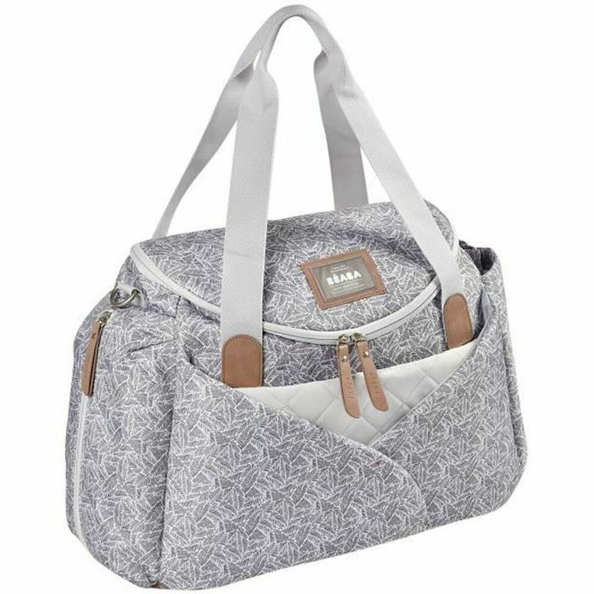 Bolsa para Troca de Fraldas Béaba Sydney Jungle Verde Cinzento Vert