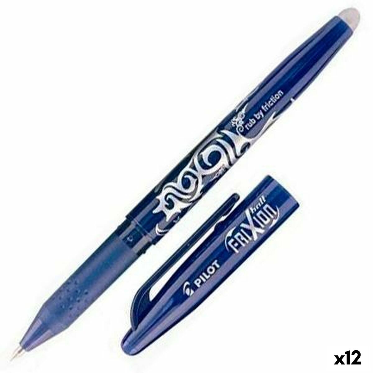 Caneta Pilot Frixion Ball 0,4 mm 0,7 mm Azul (12 Unidades)
