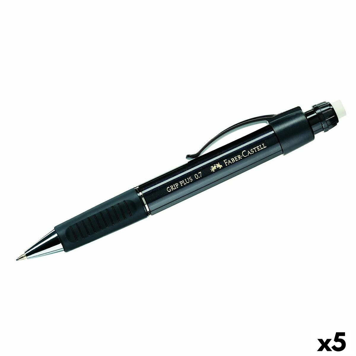 Porta-minas Faber-Castell Grip Plus 0,7 mm (5 Unidades)