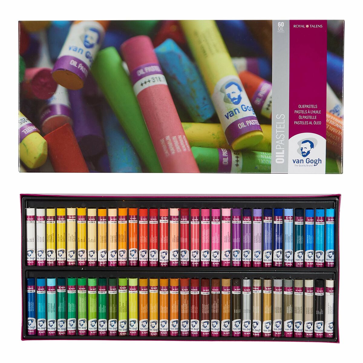 Conjunto de Desenho Talens Art Creation Van Gogh Multicolor Pastel a óleo