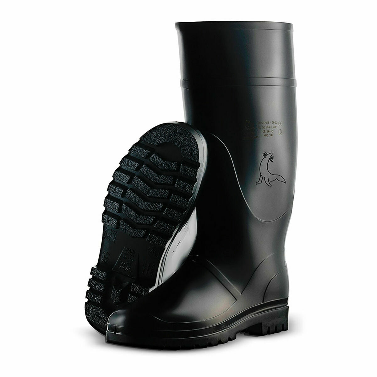 Botas de água Mavinsa 106 Preto Cana alta