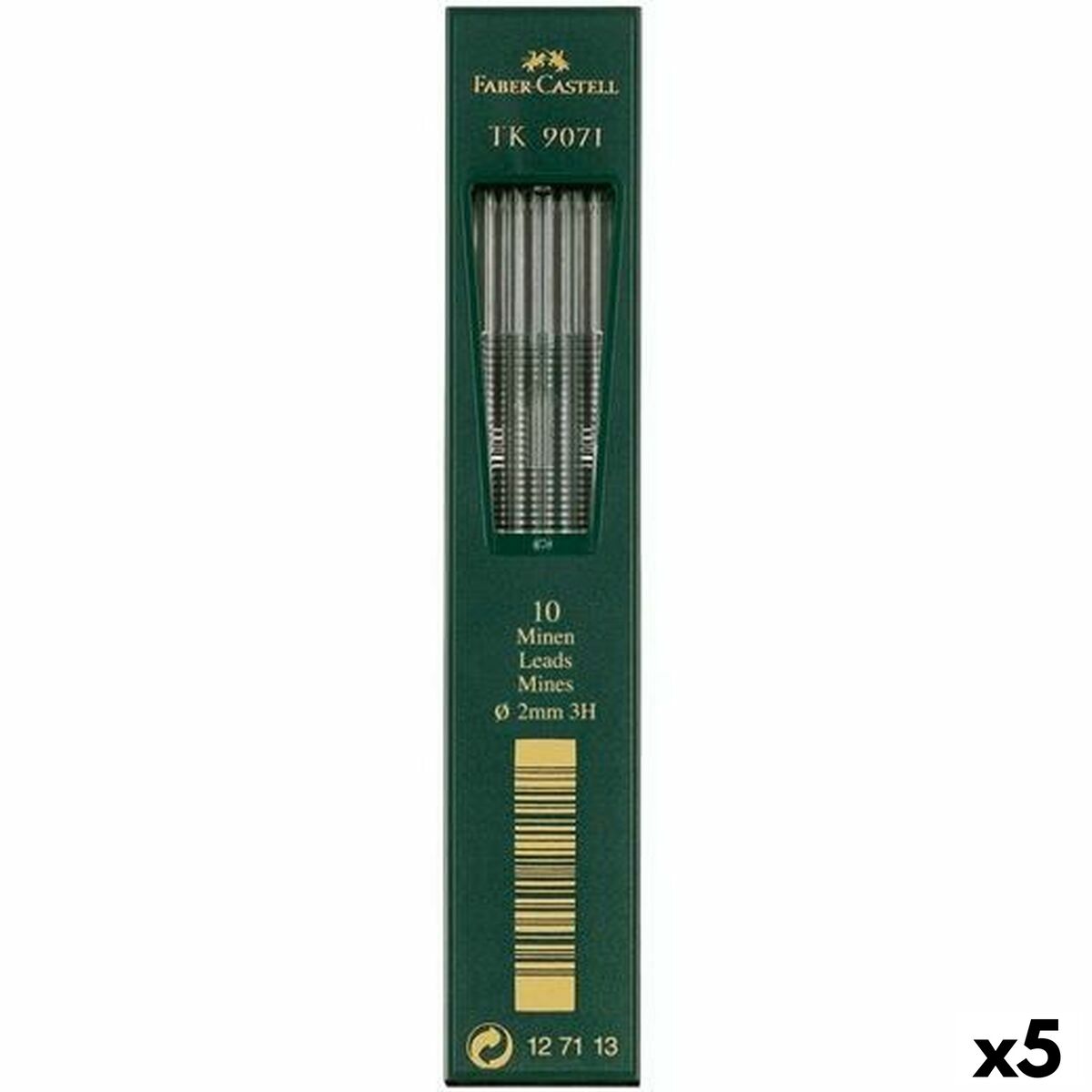 Recarga de mina Faber-Castell 2 mm (5 Unidades)