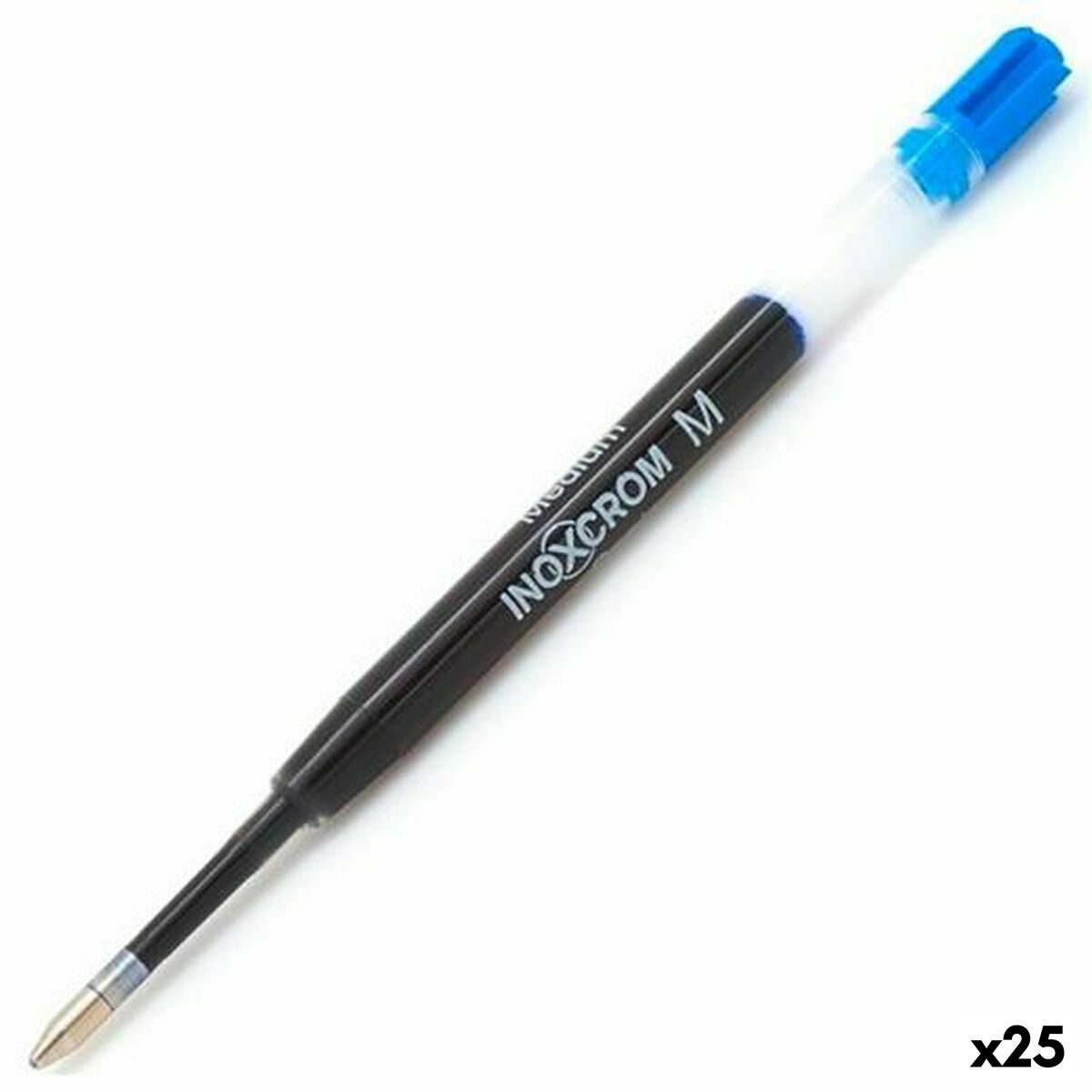 Conjunto de recargas Inoxcrom Azul 1 mm (25 Unidades)