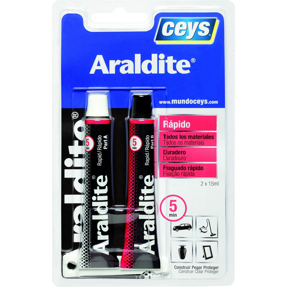 Cola Instantânea Ceys Araldite 15 ml